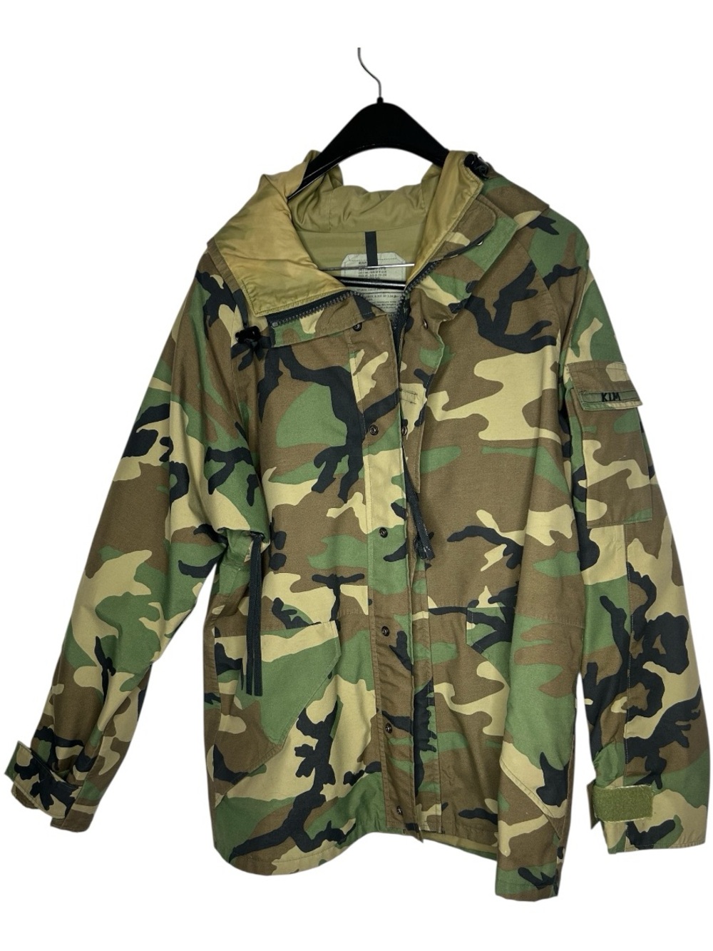 Men's Camo Military Cold Weather Parks Jacket - medium regular 1990s vintage
